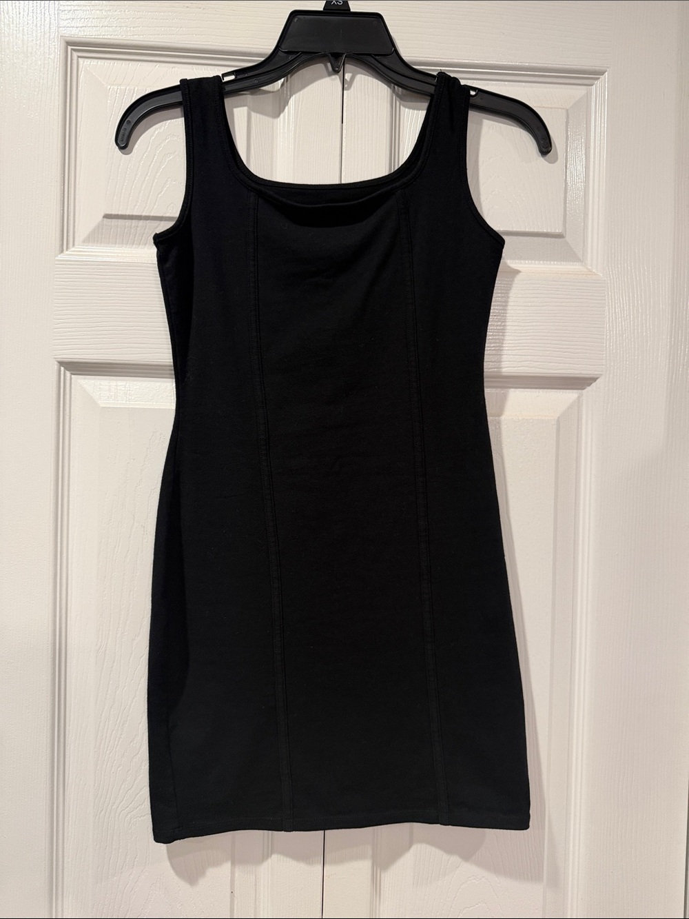 Wild Fable Cotton Black Sleeveless Mini Tank Dress